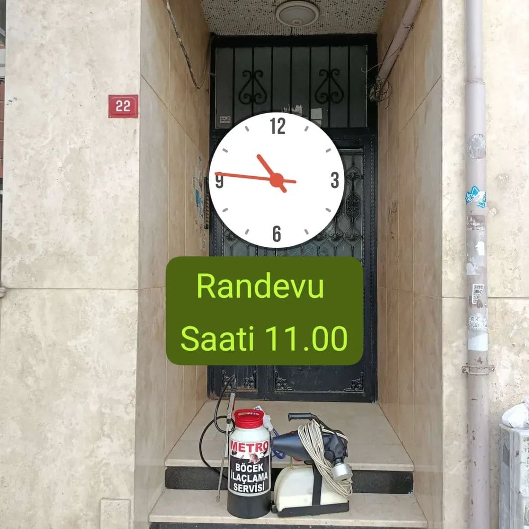 Metro Böcek İlaçlama Randevu Uygulaması 19